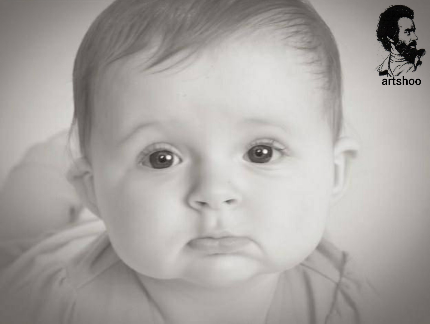 مدل کودک سیاه قلم